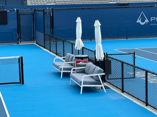 StopSpot outdoor furniture at the Cincinnati Open Tennis Tournament