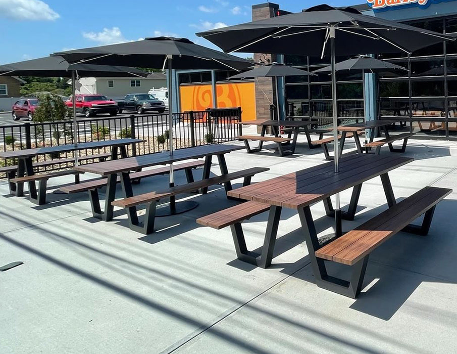 6 ft. patio table umbrella Sid Picnic Umbrella Table 6ft – StopSpot, LLC