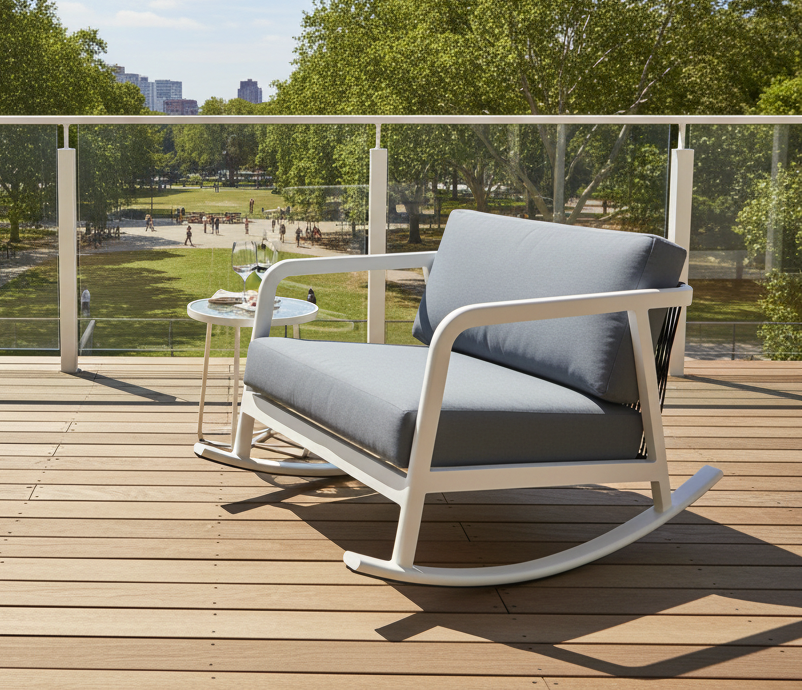 Mira Rocking Lounge Armchair